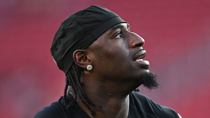 Carolina Panthers wide receiver Xavier Legette