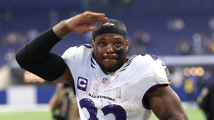 Baltimore Ravens running back Derrick Henry Mandatory Credit: Trevor Ruszkowski-Imagn Images