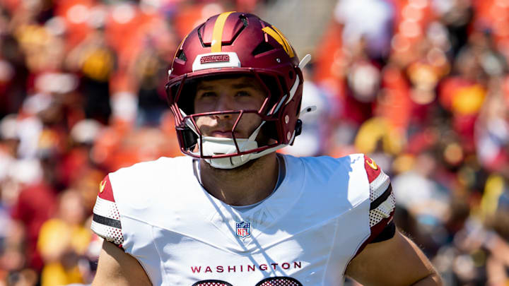 Washington Commanders tight end Ben Sinnott