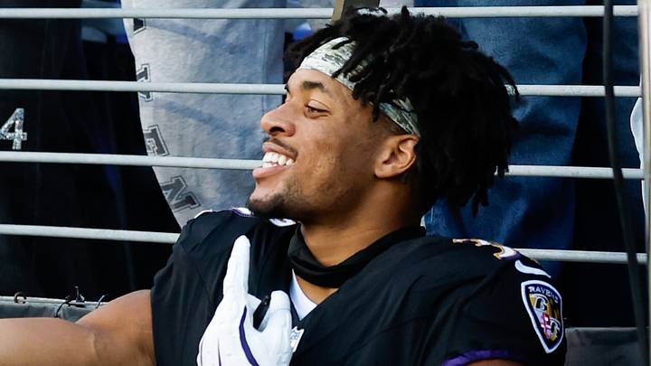 Baltimore Ravens safety Keondre Jackson Baltimore Ravens safety Keondre Jackson