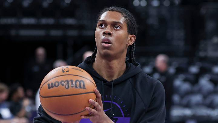 Feb 26, 2026; Salt Lake City, Utah, USA; Utah Jazz forward Cody Williams (5) warms up before the game New Orleans Pelicans at Delta Center. Mandatory Credit: Rob Gray-Imagn Images Feb 26, 2026; Salt Lake City, Utah, USA; Utah Jazz forward Cody Williams (5) warms up before the game New Orleans Pelicans at Delta Center. Mandatory Credit: Rob Gray-Imagn Images