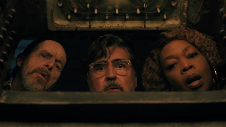 The Boroughs. (L to R) Denis O’Hare as Wally, Alfred Molina as Sam, Alfre Woodard as Judy in The Boroughs The Boroughs. (L to R) Denis O’Hare as Wally, Alfred Molina as Sam, Alfre Woodard as Judy in The Boroughs