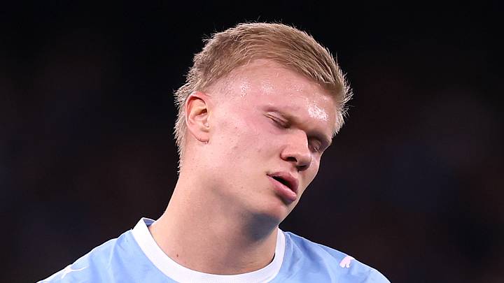 Erling Haaland of Manchester City v Paris Saint-Germain