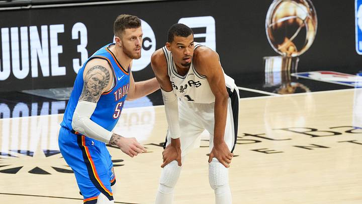 The San Antonio Spurs and center Victor Wembanyama are favored on May 27. The San Antonio Spurs and center Victor Wembanyama are favored on May 27.