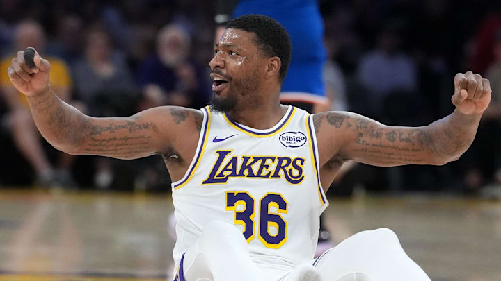 Los Angeles Lakers guard Marcus Smart