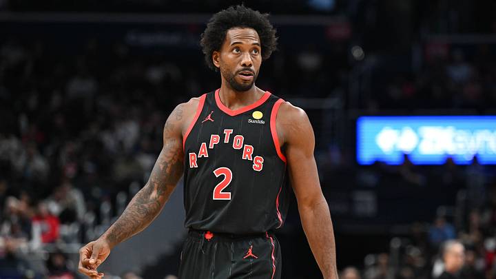 Kawhi Leonard played two games for Toronto before getting sidelined. 