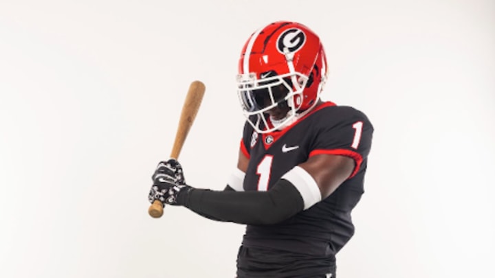 Running back Derrek Cooper during a recruiting visit to the University of Georgia
