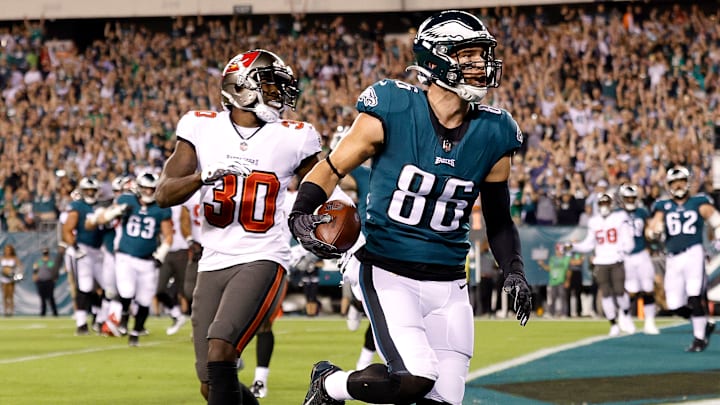 Zach Ertz jugó nueve temporadas con los Eagles