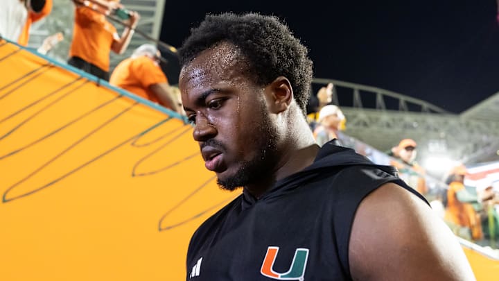 Miami Hurricanes defensive lineman Rueben Bain Jr. 