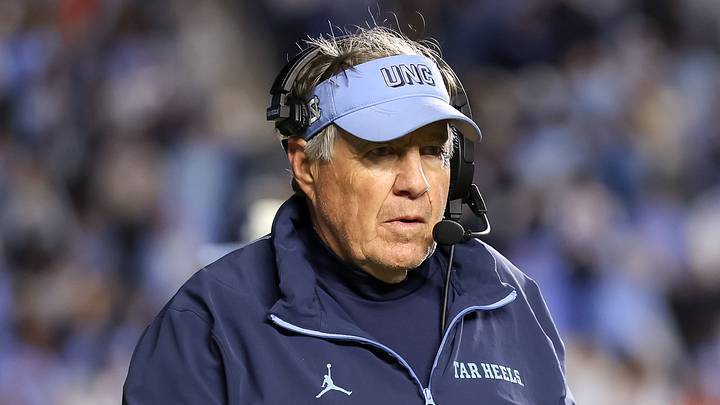 Oct 24, 2026; Chapel Hill, North Carolina, USA; North Carolina Tar Heels head coach Bill Belichick seen during overtime against Syracuse Orange at Kenan Stadium. Mandatory Credit: Cory Knowlton-Imagn Images Oct 24, 2026; Chapel Hill, North Carolina, USA; North Carolina Tar Heels head coach Bill Belichick seen during overtime against Syracuse Orange at Kenan Stadium. Mandatory Credit: Cory Knowlton-Imagn Images