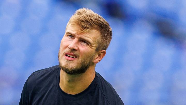 New Orleans Saints quarterback Tyler Shough 