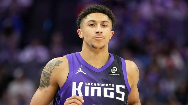 Apr 3, 2026; Sacramento, California, USA; Sacramento Kings guard Nique Clifford (5) during the third quarter against the New Orleans Pelicans at Golden 1 Center. Mandatory Credit: Darren Yamashita-Imagn Images