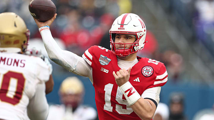 Nebraska quarterback Dylan Raiola. 