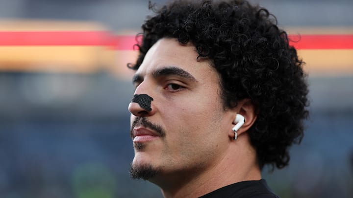 Carolina Panthers edge rusher Jaelan Phillips Carolina Panthers edge rusher Jaelan Phillips