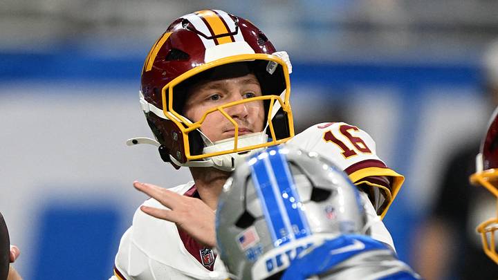 Washington Commanders quarterback Athan Kaliakmanis Washington Commanders quarterback Athan Kaliakmanis