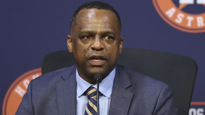 Houston Astros general manager Dana Brown Houston Astros general manager Dana Brown