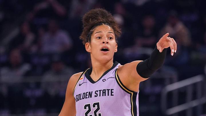 Golden State Valkyries guard Veronica Burton