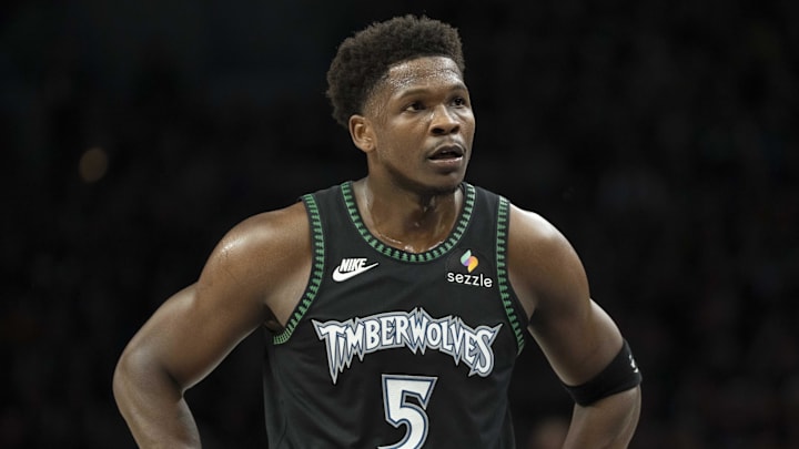 Minnesota Timberwolves guard Anthony Edwards 