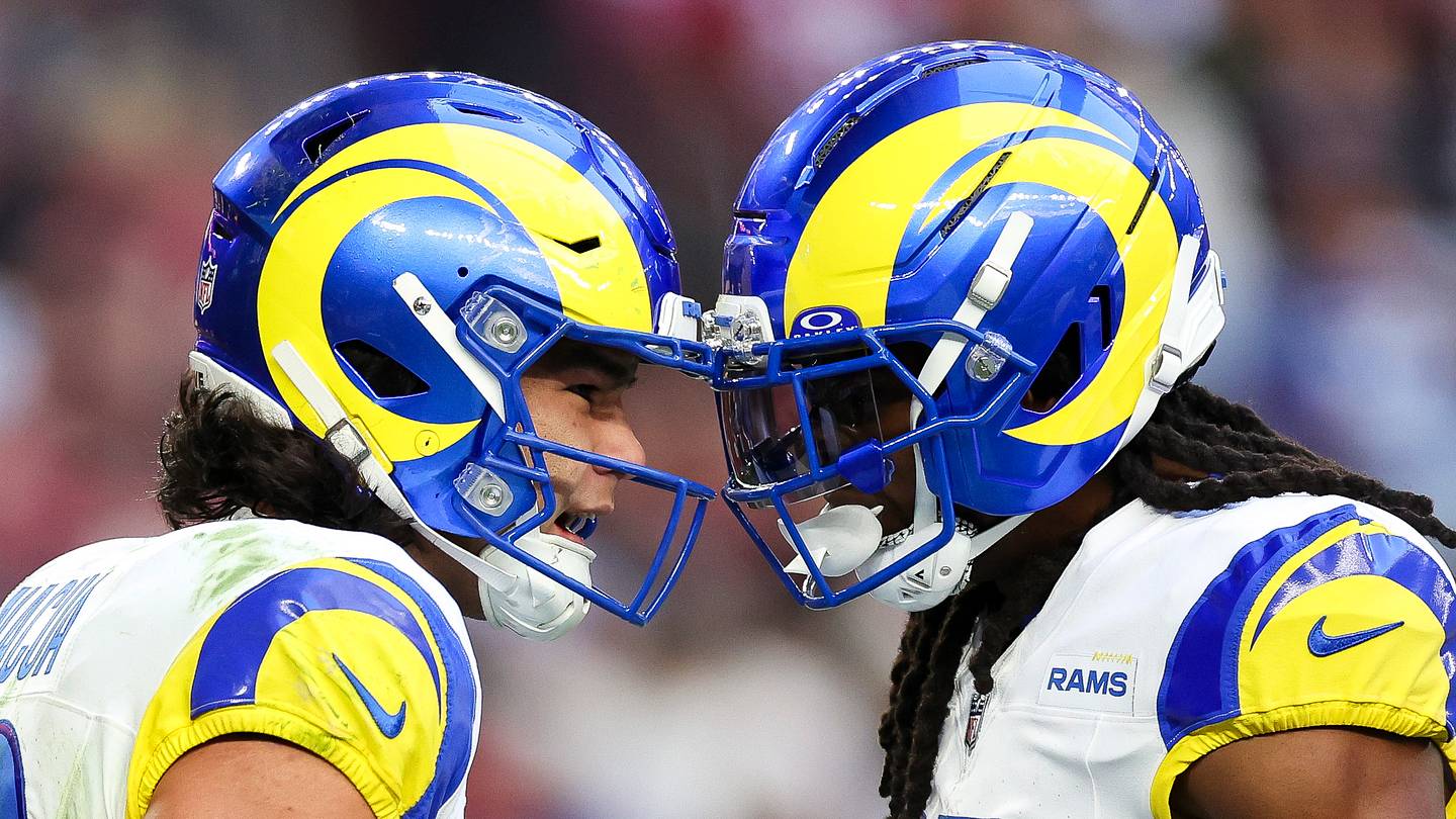 Rams appear to lose Davante Adams and Puka Nacua to injuries in wild ...