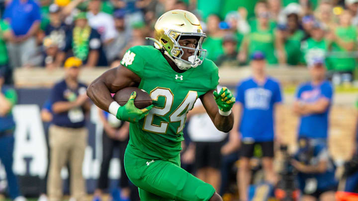 Notre Dame Fighting Irish running back Jadarian Price 