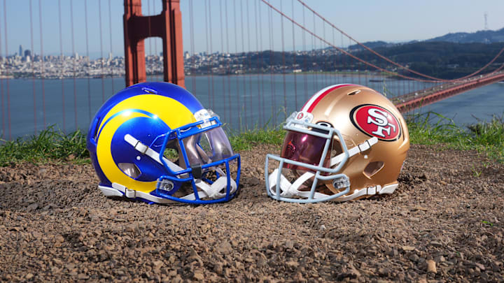 Los Angeles Rams and San Francisco 49ers. Mandatory Credit: Kirby Lee-Imagn Images