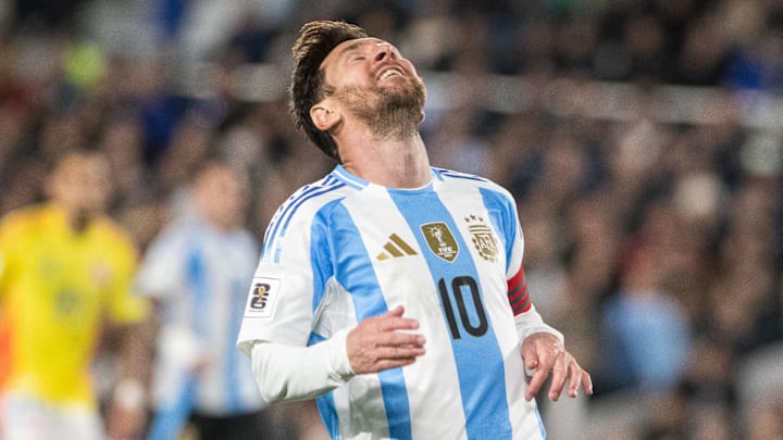Lionel Messi did not finish Argentina’s World Cup qualifier against Colombia.