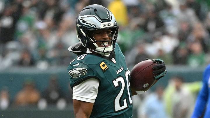 Philadelphia Eagles running back Saquon Barkley Philadelphia Eagles running back Saquon Barkley