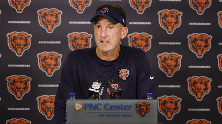 Chicago Bears defensive coordinator Dennis Allen Chicago Bears defensive coordinator Dennis Allen
