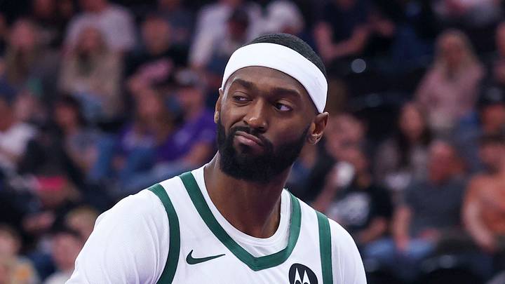 Milwaukee Bucks forward Bobby Portis (9) reacts after a play against the Utah Jazz during the second half at Delta Center on March 19, 2026. Milwaukee Bucks forward Bobby Portis (9) reacts after a play against the Utah Jazz during the second half at Delta Center on March 19, 2026.