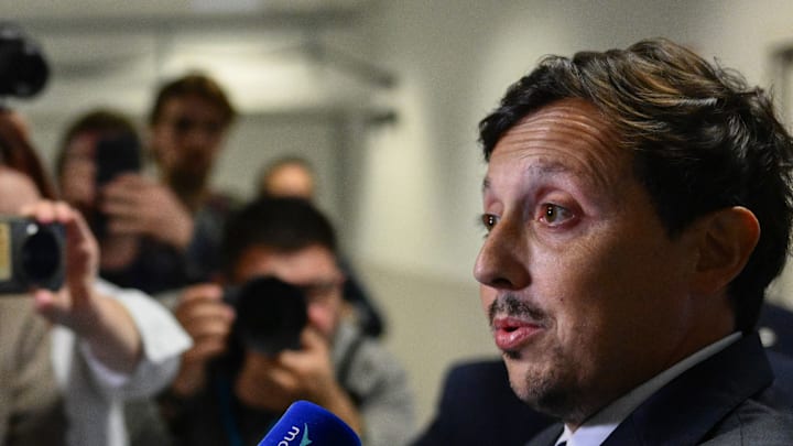 Pablo Longoria après l'annulation de la rencontre entre l'OM et l'OL