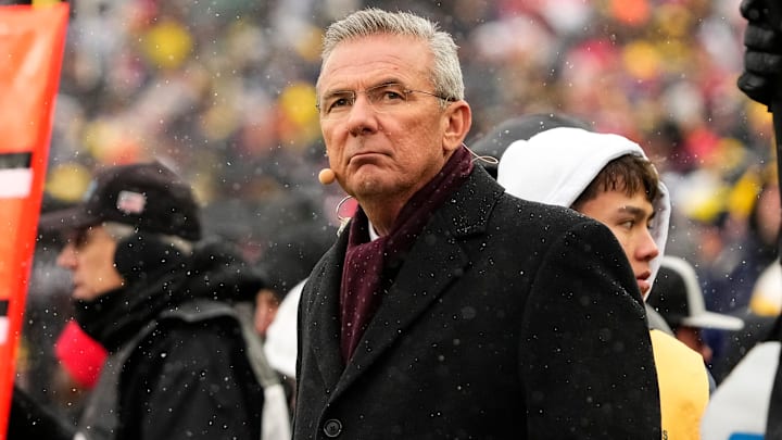 Former Ohio State head coach Urban Meyer was puzzled and questioned the logic of one college football coach's decision to announce that he would fine players for infractions. Former Ohio State head coach Urban Meyer was puzzled and questioned the logic of one college football coach's decision to announce that he would fine players for infractions.