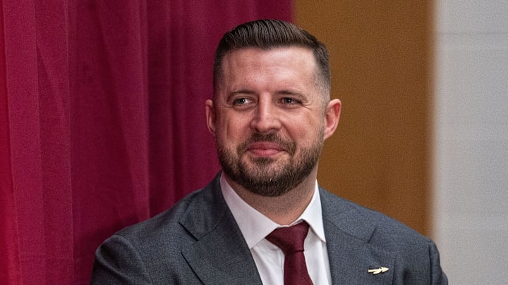 Florida State’s new head basketball coach Luke Loucks introduces himself, shares his beliefs and coaching style during a press conference Monday, March 10, 2025.