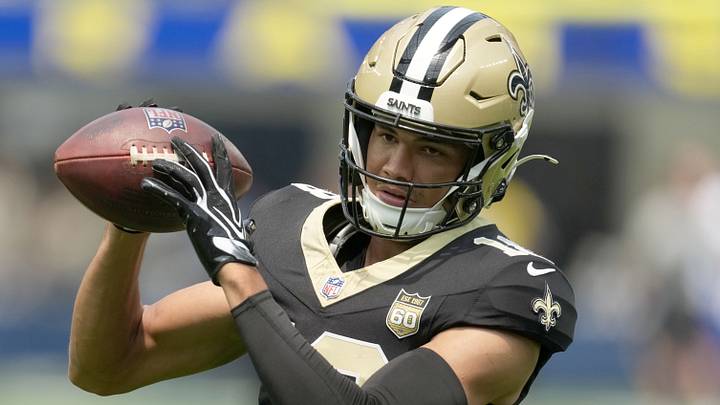 New Orleans Saints WR Bryce Lance (18) New Orleans Saints WR Bryce Lance (18)