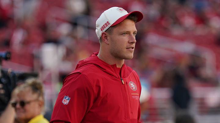 San Francisco 49ers running back Christian McCaffrey