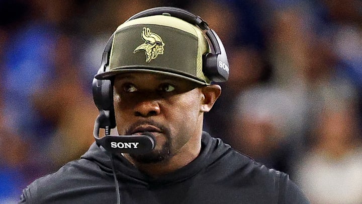 Minnesota Vikings defensive coordinator Brian Flores