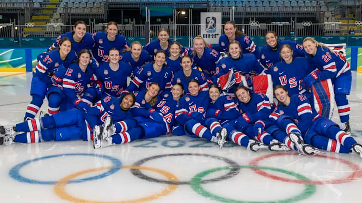 How many women's hockey players on Team USA for the 2026 Olympics competed at the collegiate level at some point? All of them.  