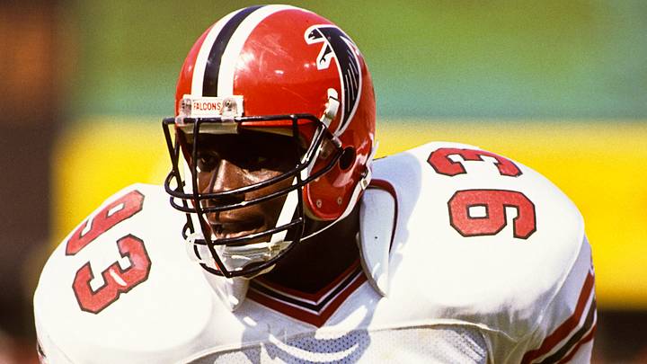 Atlanta Falcons linebacker Aundray Bruce Atlanta Falcons linebacker Aundray Bruce