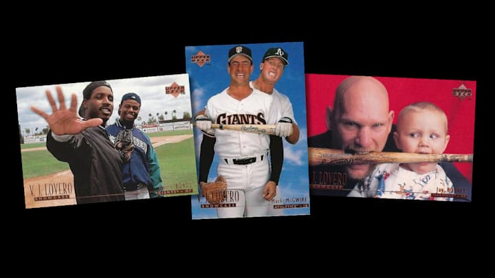 Assorted 1996 Upper Deck V.J. Lovero Showcase cards