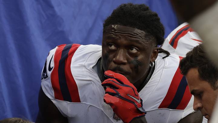 New England Patriots wide receiver A.J. Brown New England Patriots wide receiver A.J. Brown