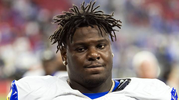 Los Angeles Rams nose tackle Poona Ford.