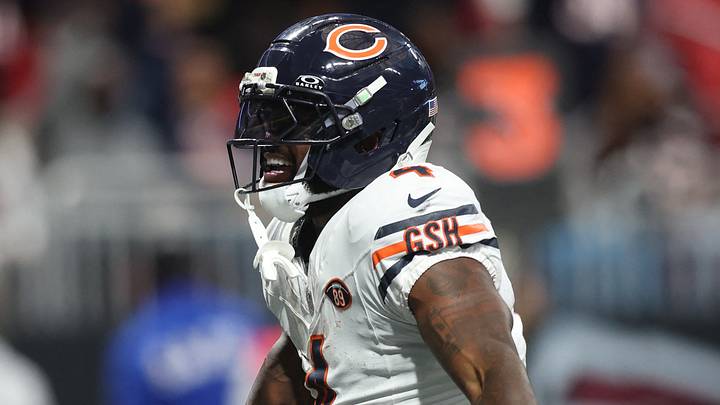 Chicago Bears running back D'Andre Swift Chicago Bears running back D'Andre Swift