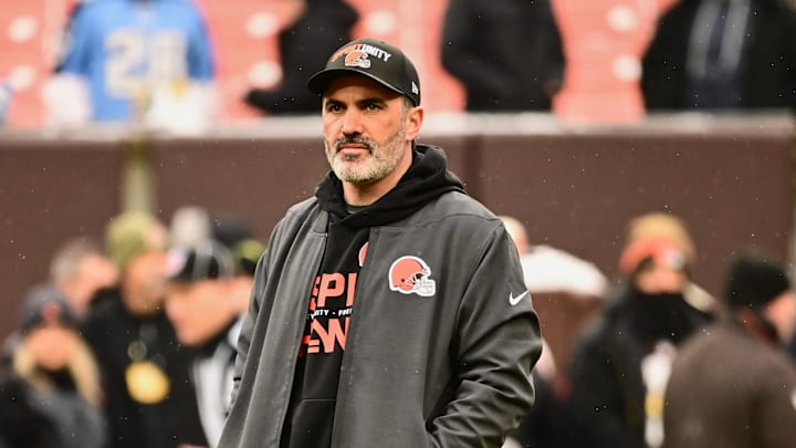 Dec 7, 2025; Cleveland, Ohio, USA; Cleveland Browns head coach Kevin Stefanski looks on before the game against the Tennessee Titans at Huntington Bank Field. Mandatory Credit: Ken Blaze-Imagn Images Dec 7, 2025; Cleveland, Ohio, USA; Cleveland Browns head coach Kevin Stefanski looks on before the game against the Tennessee Titans at Huntington Bank Field. Mandatory Credit: Ken Blaze-Imagn Images