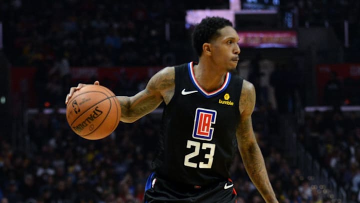April 5, 2019; Los Angeles, CA, USA; Los Angeles Clippers guard Lou Williams (23) controls the ball against the Los Angeles Lakers during the second half at Staples Center. Mandatory Credit: Gary A. Vasquez-Imagn Images April 5, 2019; Los Angeles, CA, USA; Los Angeles Clippers guard Lou Williams (23) controls the ball against the Los Angeles Lakers during the second half at Staples Center. Mandatory Credit: Gary A. Vasquez-Imagn Images
