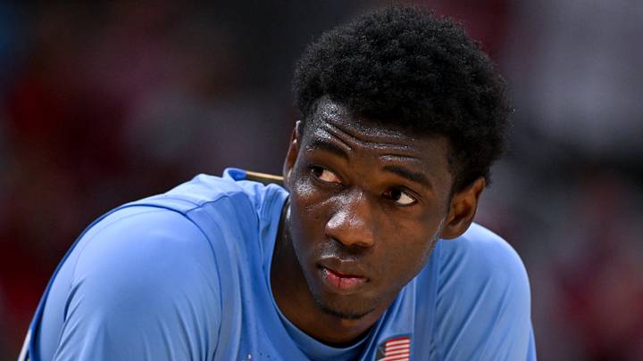 Oct 18, 2026; Indianapolis, IN, USA; North Carolina Tar Heels center Sayon Keita (21) is seen during the second half at Gainbridge Fieldhouse. Mandatory Credit: Robert Goddin-Imagn Images Oct 18, 2026; Indianapolis, IN, USA; North Carolina Tar Heels center Sayon Keita (21) is seen during the second half at Gainbridge Fieldhouse. Mandatory Credit: Robert Goddin-Imagn Images
