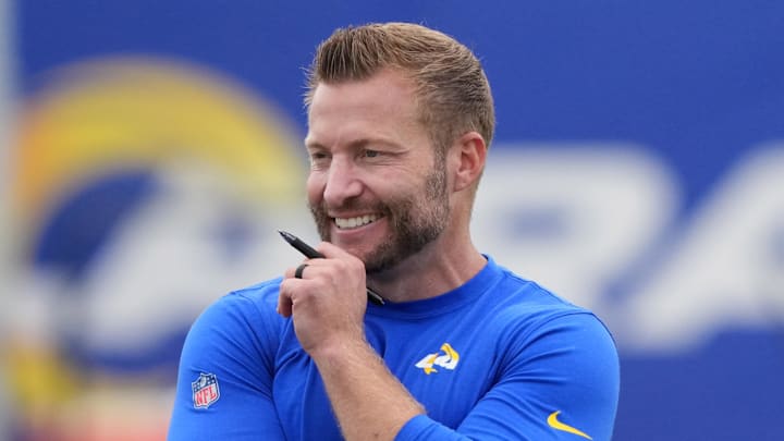 Los Angeles Rams coach Sean McVay.