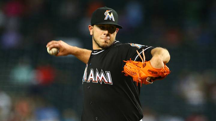 Miami Marlins pitcher Jose Fernandez Mandatory Credit: Mark J. Rebilas-USA TODAY Sports