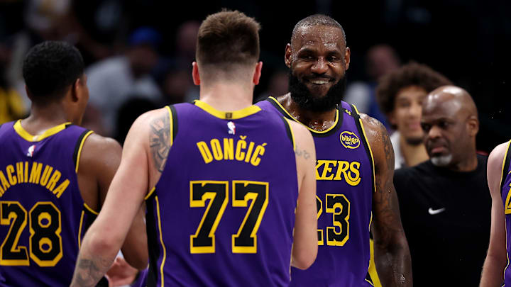 Luka Dončić, LeBron James, Los Angeles Lakers