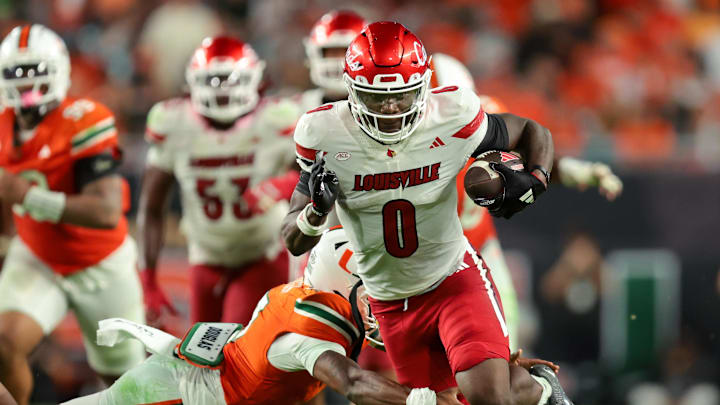 Louisville Cardinals wide receiver Chris Bell would be a steal for the Falcons at pick 48, should he drop to them in the NFL Draft