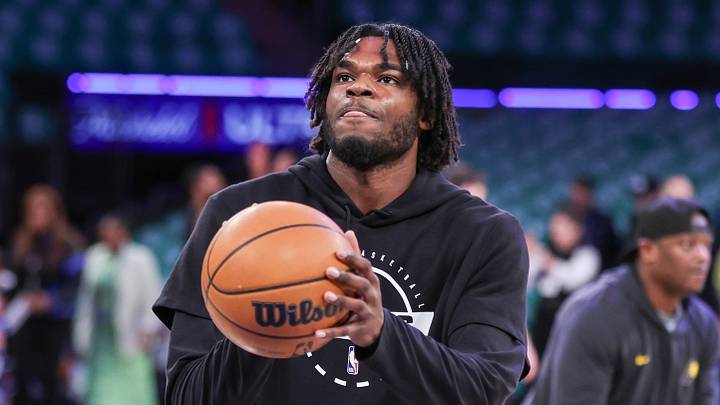 Mar 17, 2026; New York, New York, USA;  Indiana Pacers forward Jarace Walker (5) warms up prior to the game against the New York Knicks at Madison Square Garden. Mandatory Credit: Wendell Cruz-Imagn Images