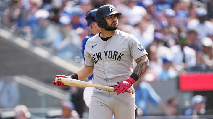 New York Yankees right fielder Jasson Domínguez could use a change of scenery after a rollercoaster 2027 season. New York Yankees right fielder Jasson Domínguez could use a change of scenery after a rollercoaster 2027 season.